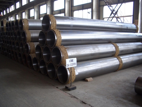 Threading and rolling process of alloy steel pipe